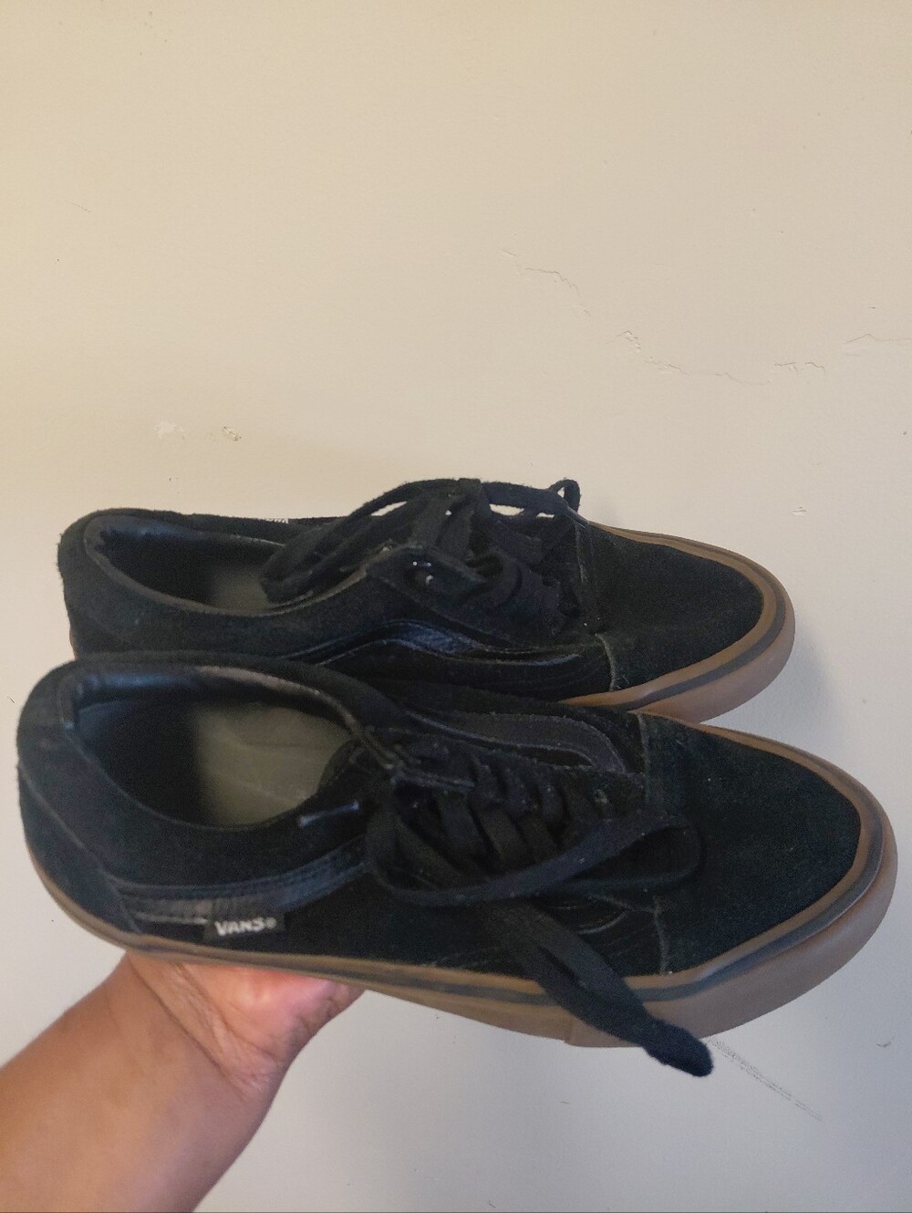 Vans Suede Black Men's 7 Women's 9